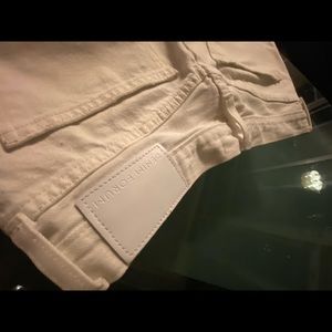 Denim forum white yoko shorts